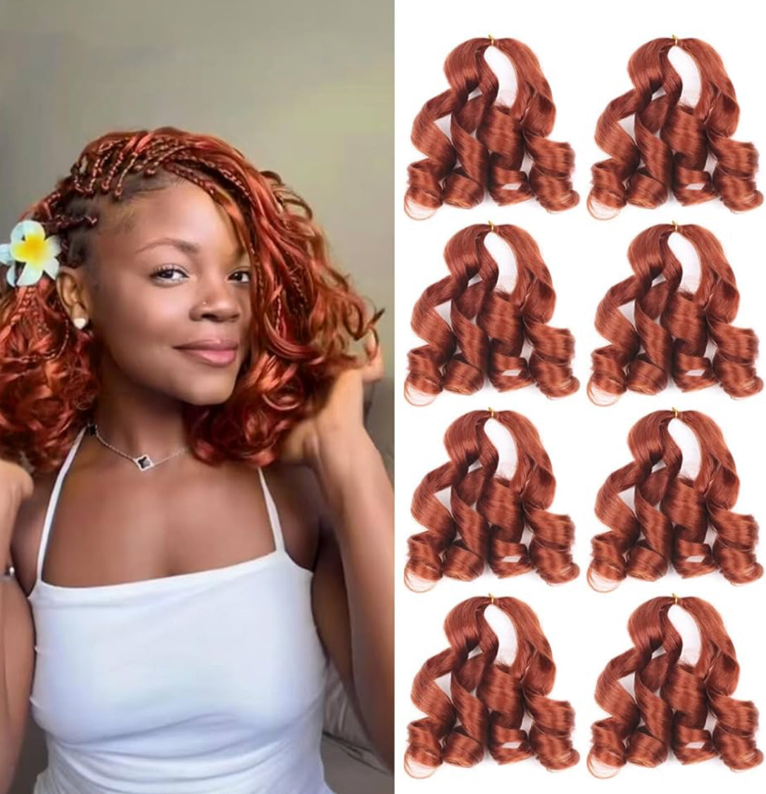 French curls (spiral)